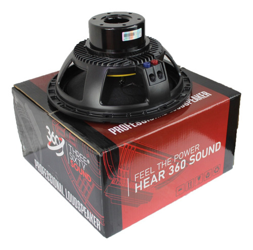 Powerkit 2 Bocinas Dx12nmb351 + 1 Driver Dx82hf 360 Sound Color Negro