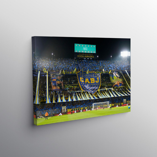 Cuadro Tribuna Boca Juniors Vs Modelos Impreso Lienzo Canvas Tribuna Boca 60x40