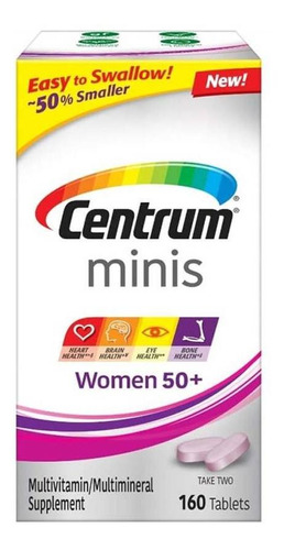 Vitamina Centrum Women Mujer 160 Tabletas 50+ Tienda 