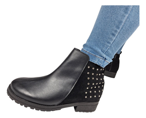 Sam123 Botas Pop Talles Grandes Eco Cuero Borcegos Demy