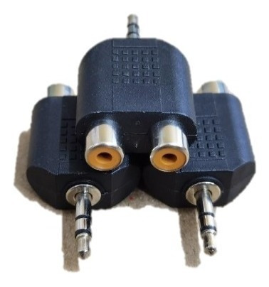 Conector 3.5mm Cambio A 2rca Al Mayor Y Detal