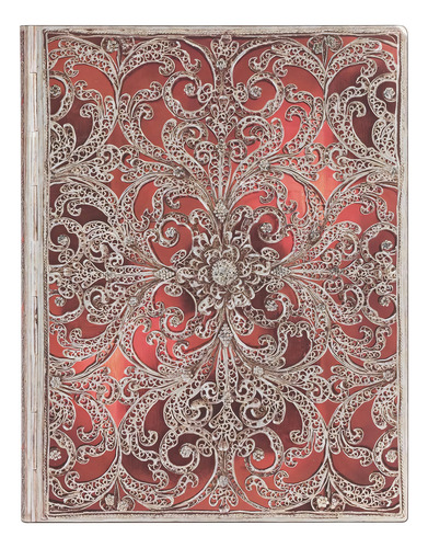 Caderno Diario Anotacao Garnet Ultra Cor Vermelho