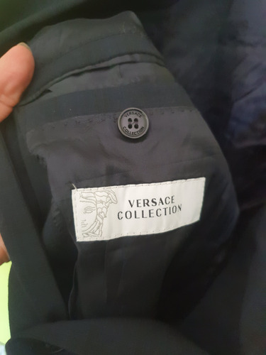 Saco Versace Collection Azul Grande (Usado)