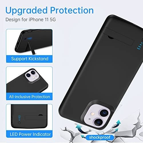 Cargador Inalàmbrico Fey Battery Case Para iPhone 11, 6000m