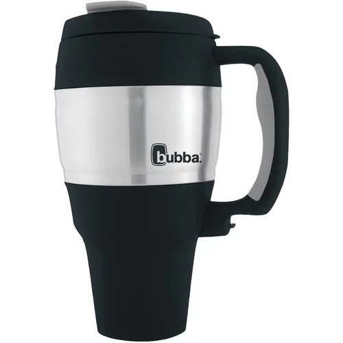 Bubba Taza Clásica De Acero Inoxidable Con Asa Negra 34 Oz 