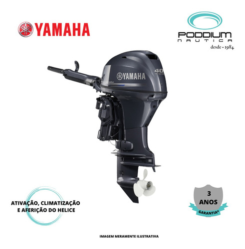 Motor De Popa Yamaha F 40 Fehds, 4 Tempos Poddium Náutica