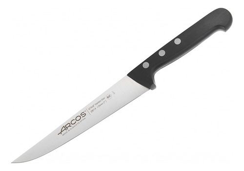 Cuchillo Cocina Arcos 17cm Profesional Premium Chef Verdura Color Negro