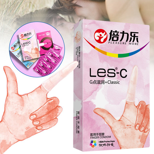 Les-c 16 Unidades De Preservativos De Dedo Para Estimulação