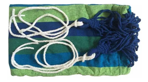 Hamaca Azul Marino Verde Kit