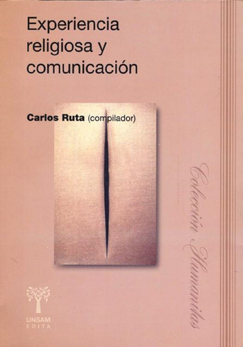 Experiencia Religiosa Y Comunicacion, De Ruta Carlos (compilador). Editorial Universidad De San Martin Edita, Tapa Blanda En Español, 2014