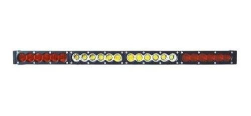 Barra Led 120w 25,3 Spot 24 Leds Pantalla Ambar Xtreme