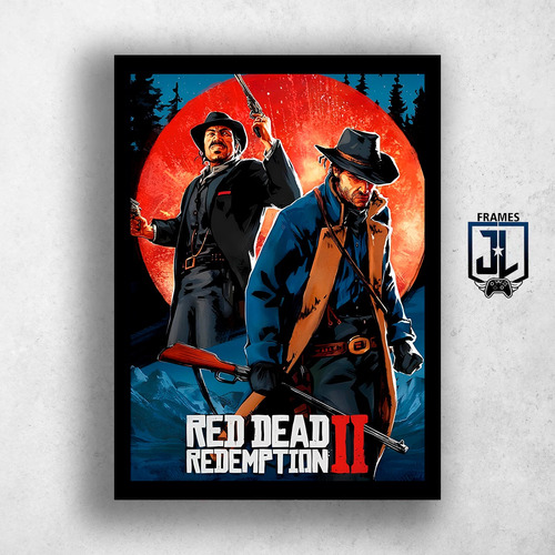 Quadros Decorativos Video Game Red Dead Redemption 2