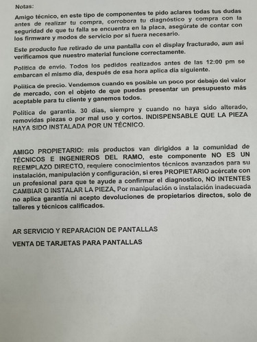 Imagen 4 de 4 de Tarjeta Main Polaroir Mod. Ptv3215iled Cv950xh-c42