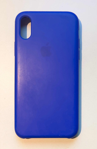 Funda iPhone X Original Azul Usada