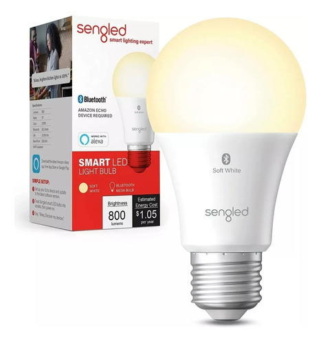 Bombillo Inteligente Led Sengled Bluetooth Multicolor Alexa