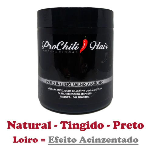 Shampoo Anti-resíduo Limpeza + Máscara Preta Loiro Grisalhos