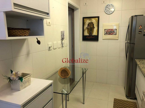 Imagem 9 de 20 de Apartamento Com 1 Dormitório À Venda, 49 M² Por R$ 580.000 - Vila Rica - Santos/sp - Ap1166