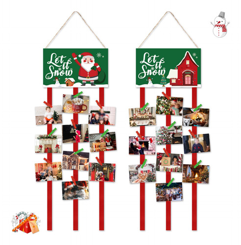 Soporte Para Tarjetas De Navidad, Colgador De Exhibición De