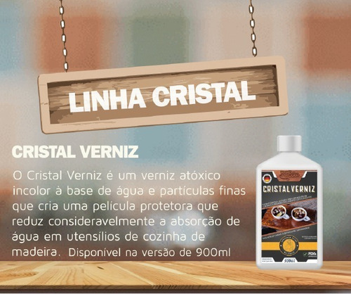 Verniz Wood Wood Cristal Atóxico