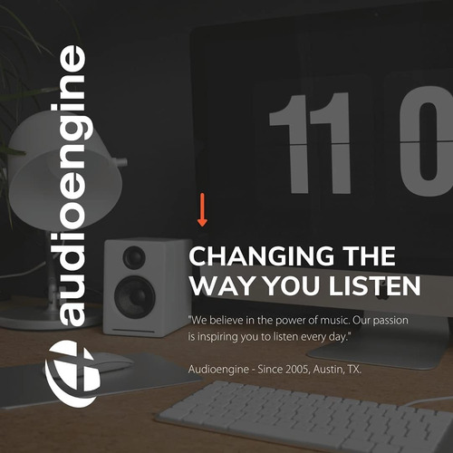 Bocina Inalámbrico Audioengine A2+ Plus Bluetooth | Escrito