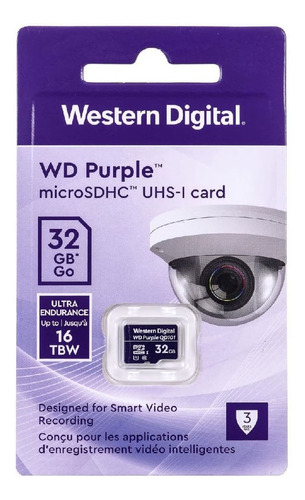 Memoria Western Digital Micro Sd Purple 32 Gb