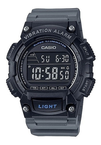 Reloj Casio Hombre W-736h-8b Alarma Vibracion Sumergible