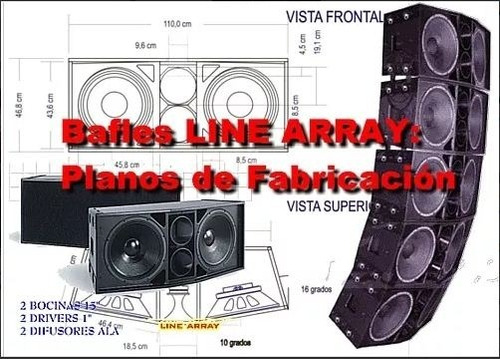 20 Planos De Bafles Line Array Profesionales