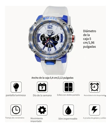 Reloj Smael Deportivo 8058