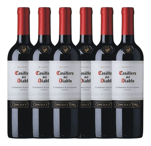 Vino Casillero Del Diablo Cabernet Sauvignon X 6