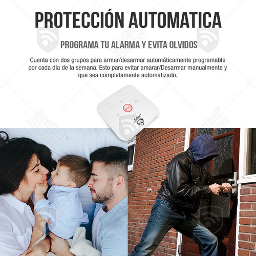 Imagen 7 de 9 de Alarma Gsm Inteligente Seguridad 2s Alerta App Casa Negocio