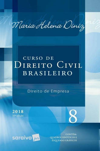 Curso De Direito Civil Brasileiro - Vol 8 - Saraiva - 10 Ed, De Maria Helena Diniz. Editora Saraiva, Capa Mole, Edição 10 Em Português
