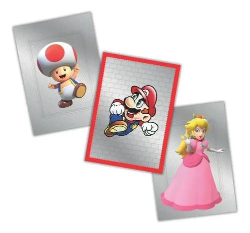 Kit 200 Figurinhas Do Álbum Super Mario 2026 (40 Envelopes