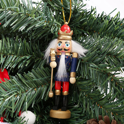 Adornos Colgantes De Cascanueces De Navidad, Marionetas De