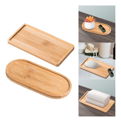 2 Bandejas De Tocador, Bandeja De Baño, Bandeja De Servicio