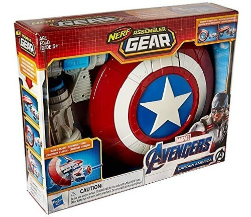 Vengadores De Marvel Capitán América Engranajes Nerf Ensa