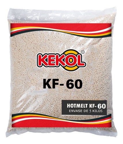 Hotmelt Kf60 Adhesivo Termofusible Pegadora Pvc 5 Kg Kekol