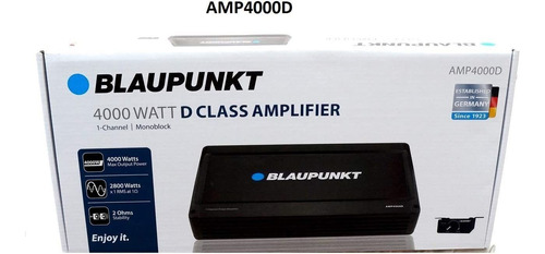 Blaupunkt Amp4000d Amp4000d 4,000wattmax Monoblock Clas...