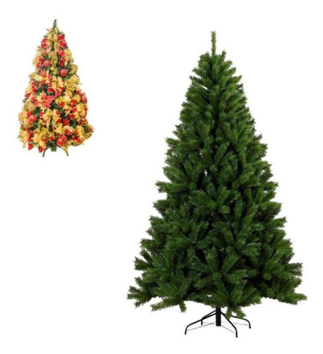 Arvore De Natal Verde Pinheiro 150cm 320 Galhos Natalina