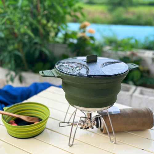 Juego De Ollas Y Tazones De Picnic, Juego De Cubiertos De