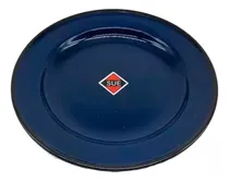 Comprar Plato Llano Esmaltado Sue Camping,etc  22cm De Diámetro 