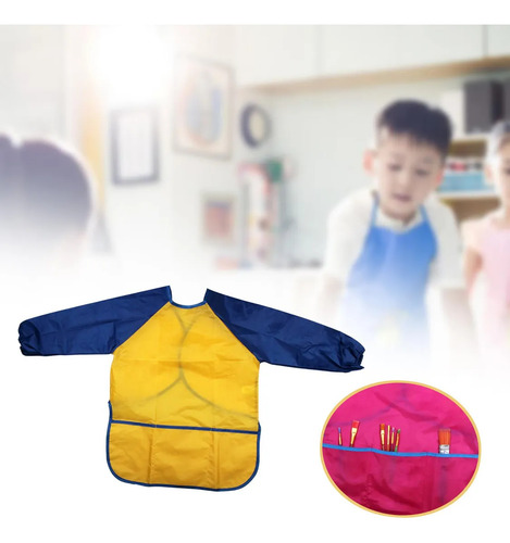 Kids Art Smock Resistente A Las Manchas Impermeables,