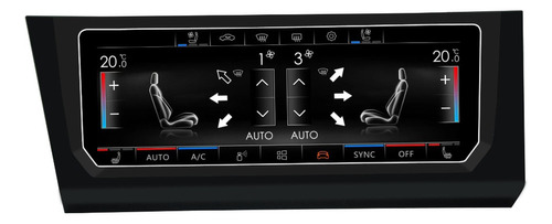 Panel De Control Del Aire Acondicionado Auto Para Volkswagen