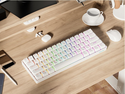Geek Gk61 60% | Teclado De Juego Mecánico Caliente | 61 Keys