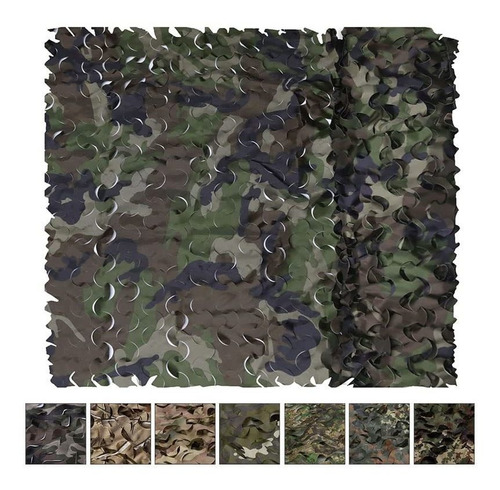 Red De Camuflaje Para Camping Caza Deco 3x5m Us4 Woodland