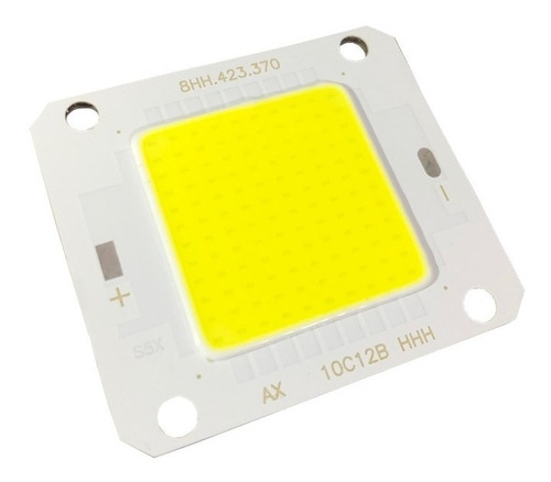 Imagem 1 de 1 de Chip Led 50w Para Refletor Luz Amarela Ou Luz Branca