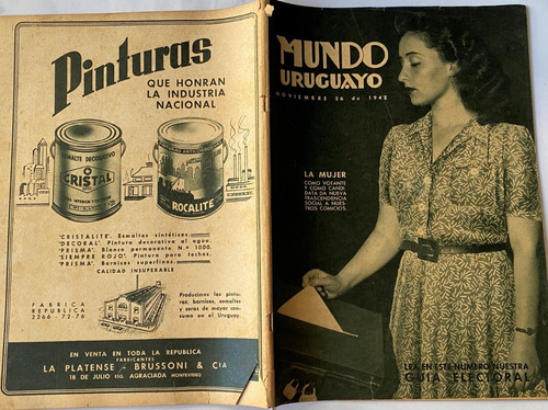 Mundo Uruguayo N°1231, La Mujer Votante Y Candidata, 1942