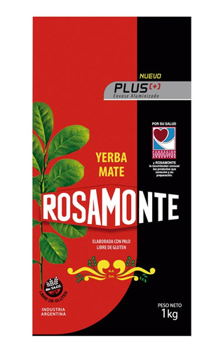 Yerba  Plus Trad 1 Kg Rosamonte Yerbas