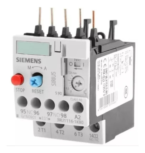 Relevo Termico Siemens De 9 A 12 Amp 3ru1116-1kb0