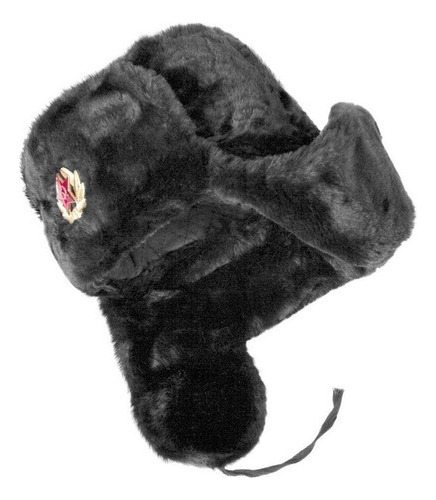Un Sombrero Con Una Insignia De Piloto Comunista Soviético .