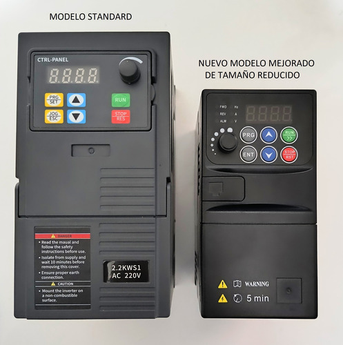 Variador Frecuencia 2,2 Kw Entrada220v, Salida Trifasica380v